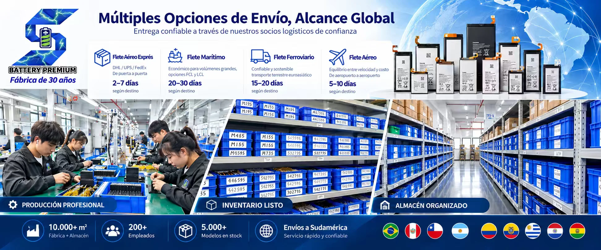 Ayuda con el pedido Battery Premium