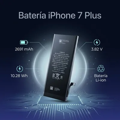 Batería para iPhone 7 Plus — vista posterior