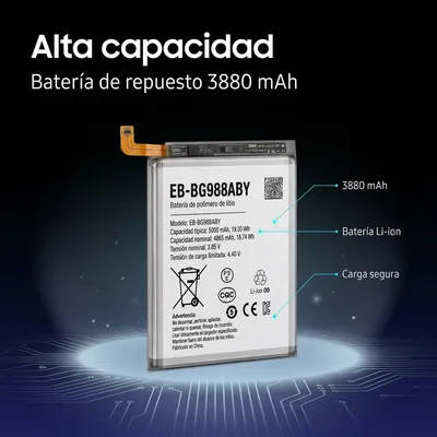Batería para Samsung S20 Ultra — detalle de celda