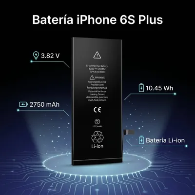 Batería para iPhone 6s — vista posterior