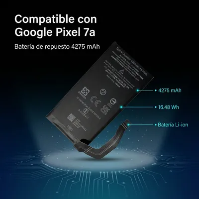 Batería para Google Pixel 7A 4275mAh — detalle de celda