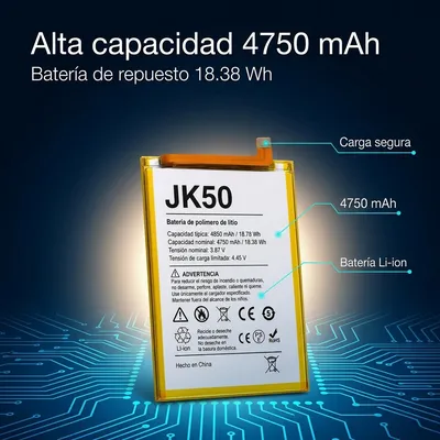 Batería para Motorola JK50 4850mAh — detalle de celda
