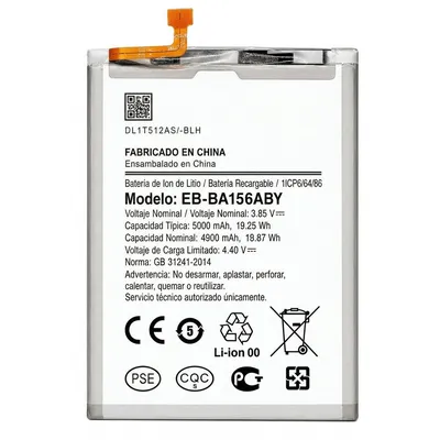 Batería para Samsung A15 4G 4900mAh — vista frontal