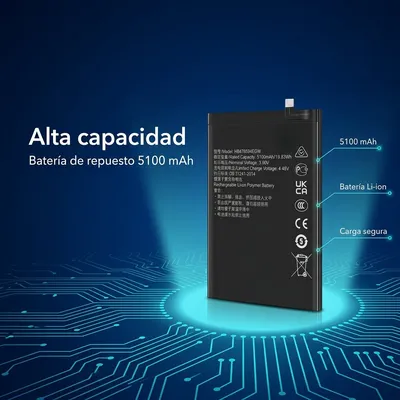 Batería para Honor X6A 5100mAh — detalle de celda