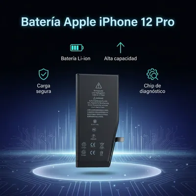 Batería para iPhone 12 Pro 2860mAh — vista posterior
