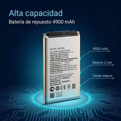 Batería para Samsung A03 4900mAh — detalle de celda