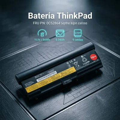 Batería para Lenovo ThinkPad — vista posterior