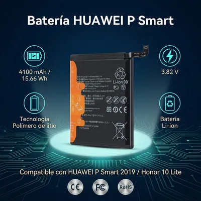 Batería para Huawei P Smart 2019 3320mAh — vista posterior