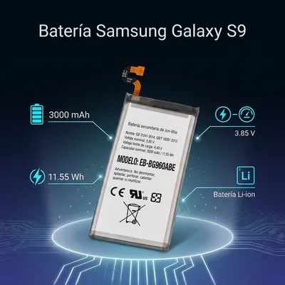 Batería para Samsung S9 — vista posterior