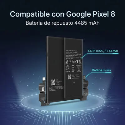 Batería para Google Pixel 8 4485mAh — detalle de celda
