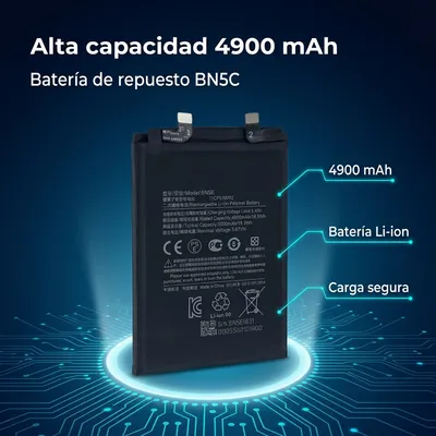 Batería para Redmi Note 11 5G 4900mAh — detalle de celda