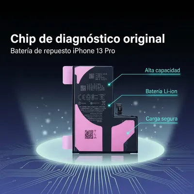 Batería para iPhone 13 Pro — detalle de celda