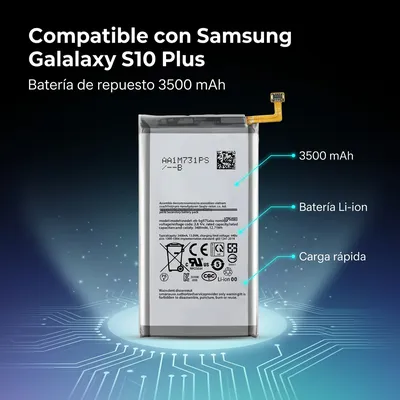 Batería para Samsung S10 Plus 4100mAh — detalle de celda