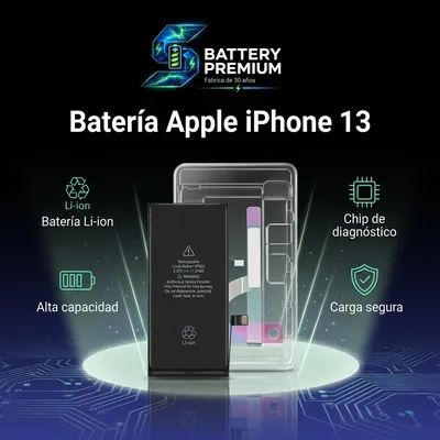 Batería para iPhone 13 — vista posterior