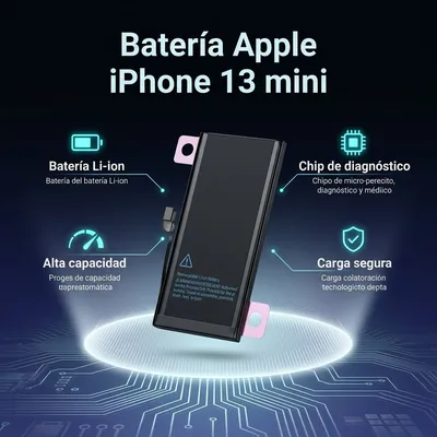 Batería para iPhone 13 Mini — vista posterior