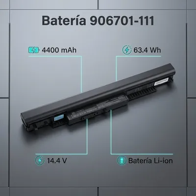 Batería para HP HS04 4400mAh — vista posterior