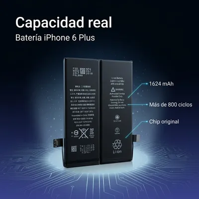 Batería para iPhone 6 Plus — detalle de celda