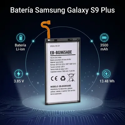 Batería para Samsung S9 Plus — vista posterior