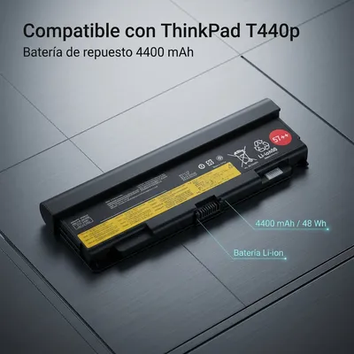 Batería para Lenovo 67++ 4400mAh — detalle de celda