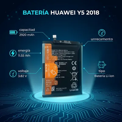 Batería para Huawei Y5 2018 2920mAh — vista posterior