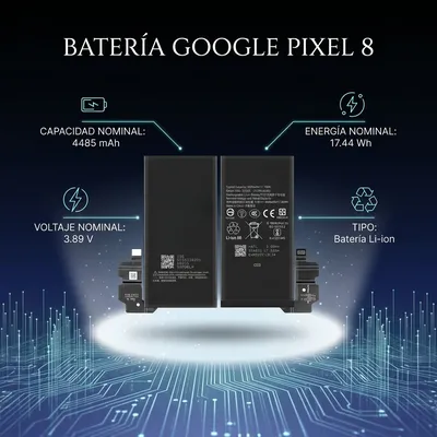 Batería para Google Pixel 8 4485mAh — vista posterior
