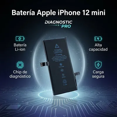Batería para iPhone 12 Mini 2520mAh — vista posterior