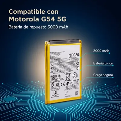 Batería para Moto G14 3000mAh — detalle de celda