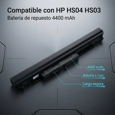 Batería para HP HS04 4400mAh — detalle de celda