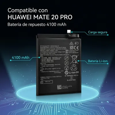 Batería para Huawei Mate 20 Pro 4100mAh — detalle de celda