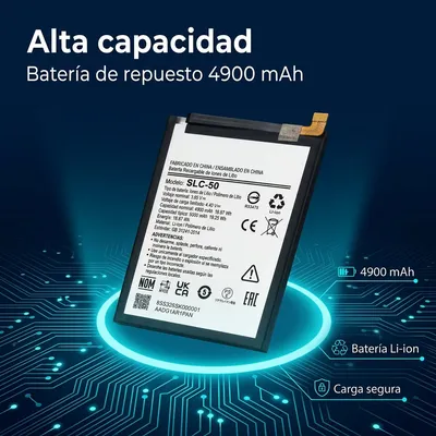 Batería para Samsung A03 Core 5000mAh — detalle de celda