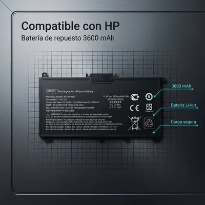 Batería para HP HT03XL 3600mAh — detalle de celda