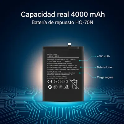 Batería para Samsung HQ-70N 4000mAh — detalle de celda
