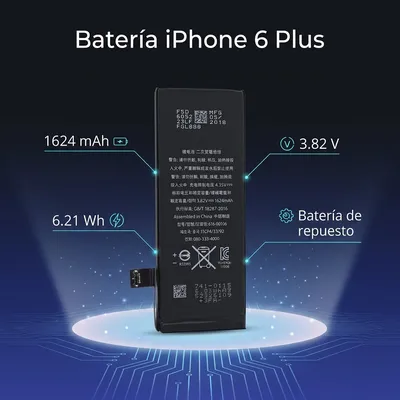Batería para iPhone 6 Plus — vista posterior
