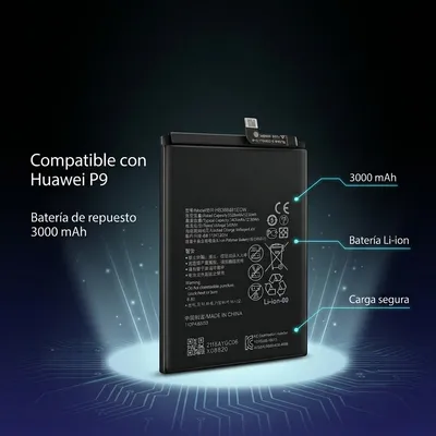Batería para Huawei P9 3000mAh — detalle de celda