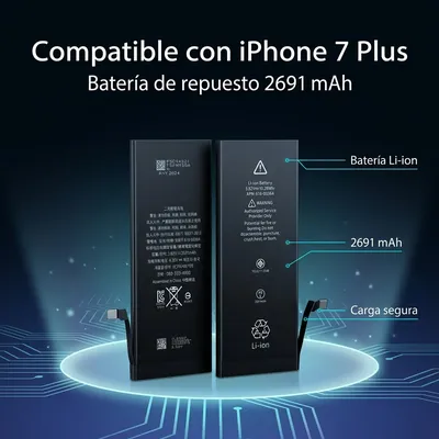 Batería para iPhone 7 Plus — detalle de celda