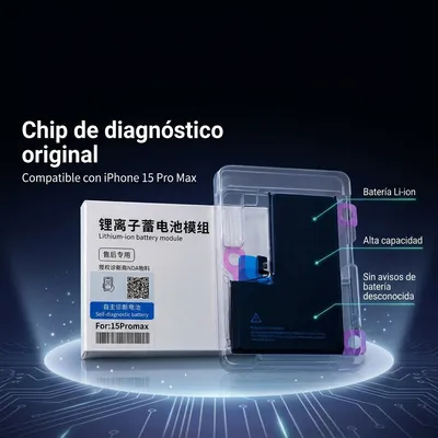 Batería para iPhone 15 Pro Max — detalle de celda