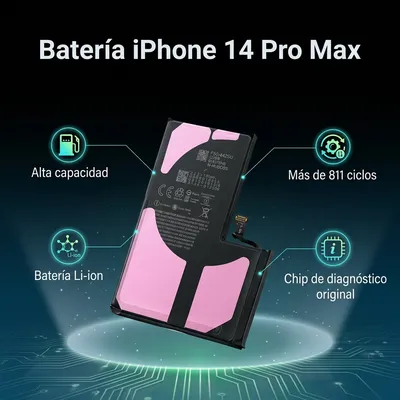 Batería para iPhone 14 Pro Max — vista posterior