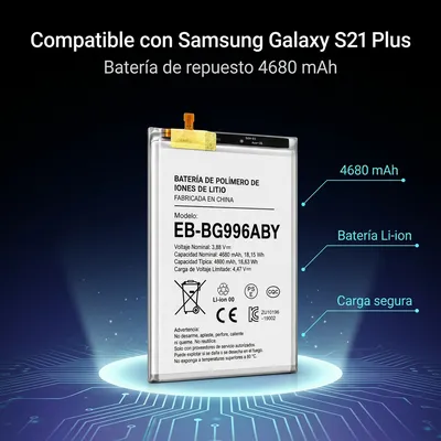 Batería para Samsung S21 Plus 4680mAh — detalle de celda