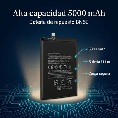 Batería para Redmi Note 11 Pro 4G&5G 5000mAh — detalle de celda