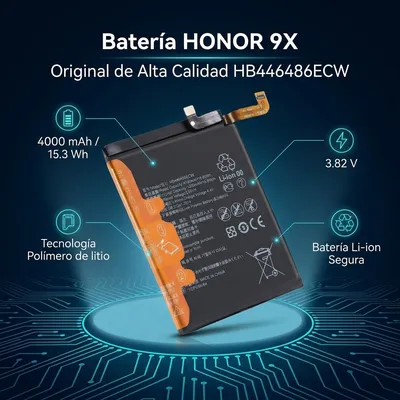 Batería para Honor 9X 4000mAh — vista posterior