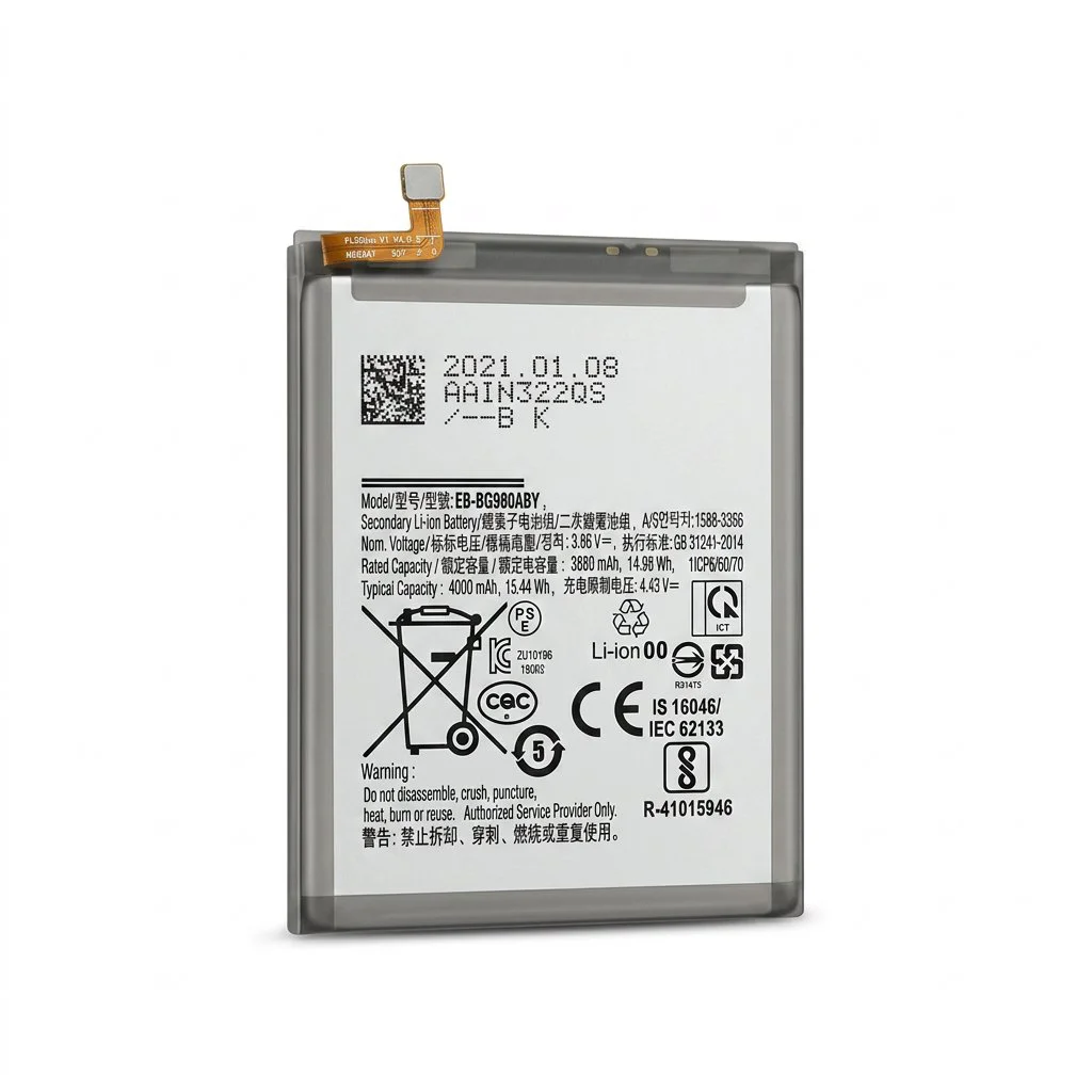 Batería para Samsung S20 3880mAh — vista frontal