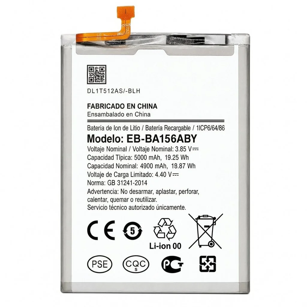 Batería para Samsung A15 4G 4900mAh — vista frontal