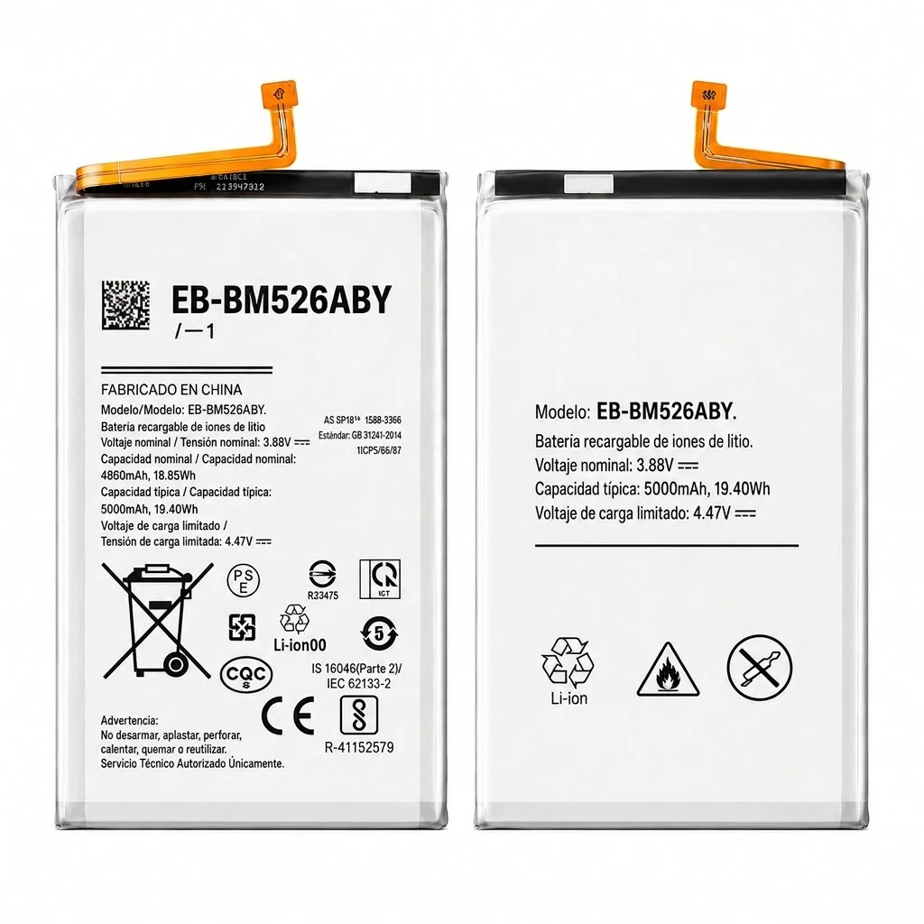 Batería para Samsung A73 5G 4860mAh — vista frontal
