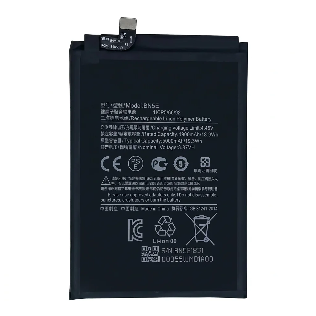 Batería para Redmi Note 11 Pro 5G 5000mAh — vista frontal