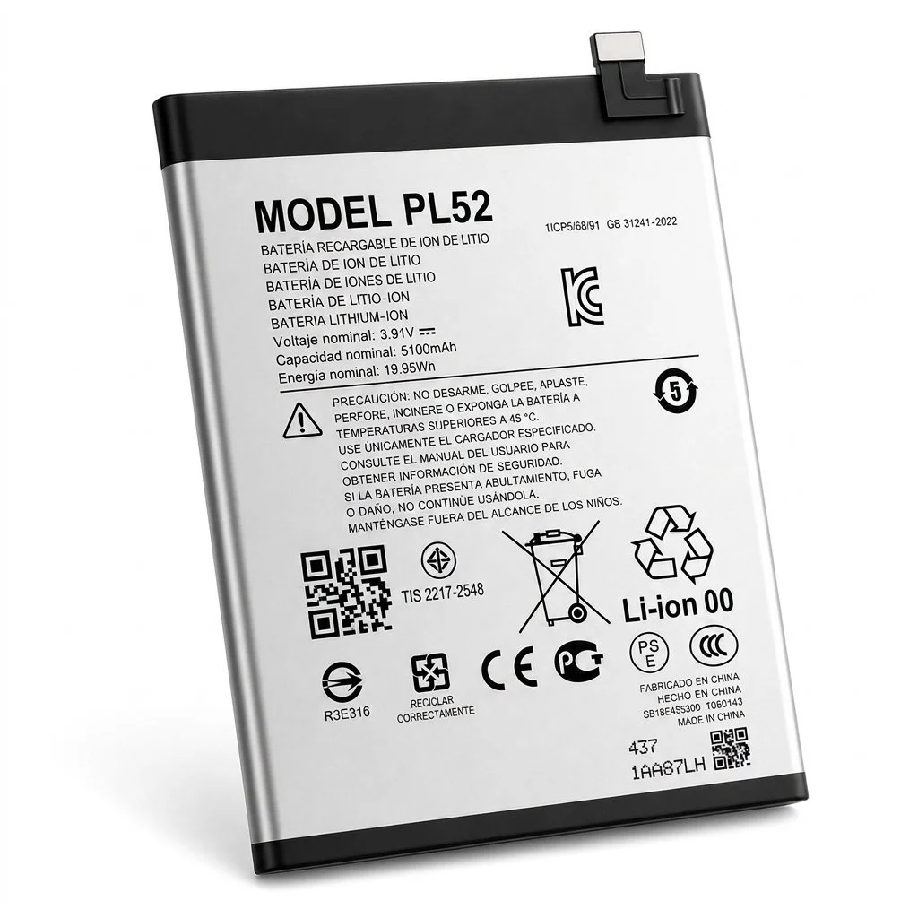 Batería para Moto G05 5200mAh — vista frontal