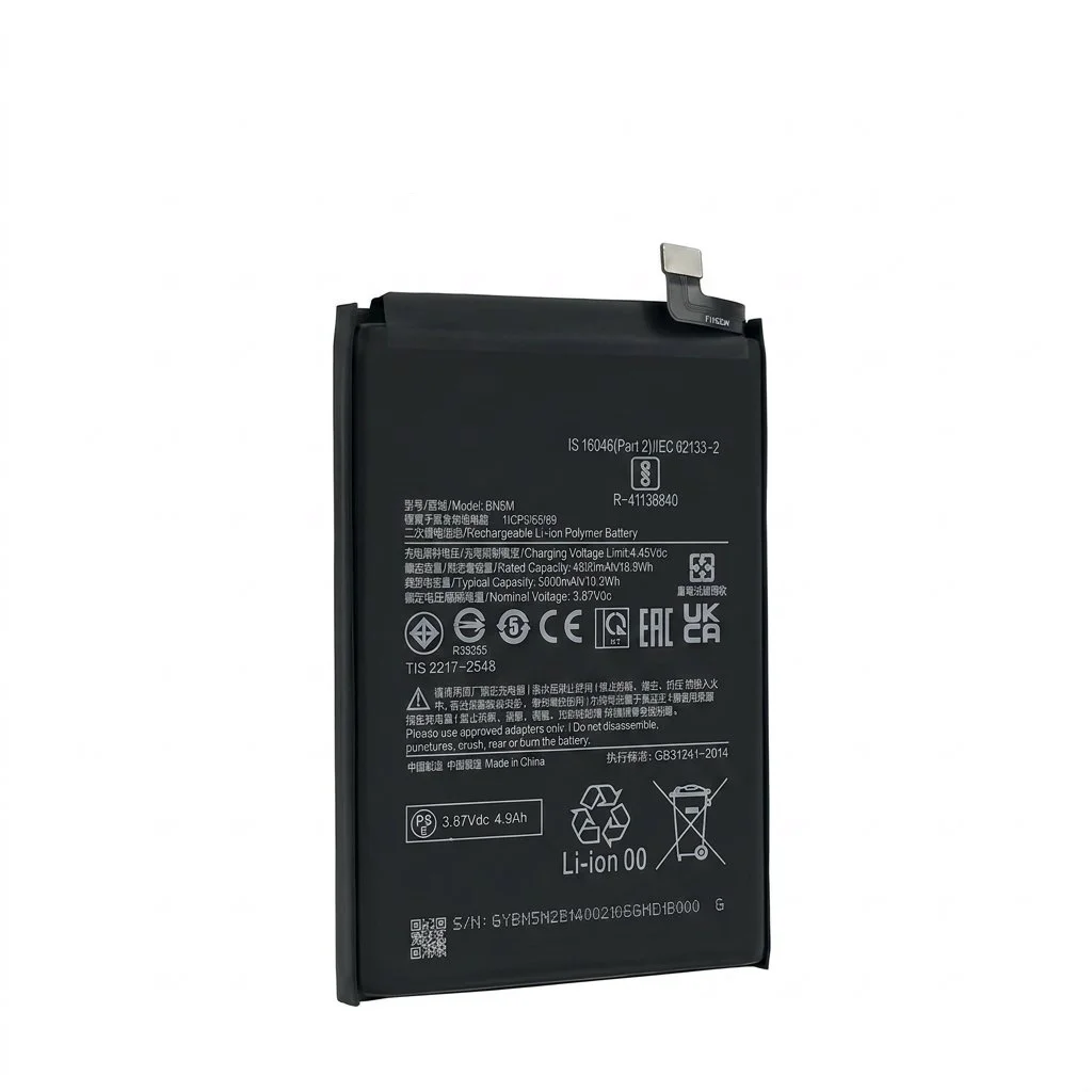 Batería para Redmi Note 12 4G 5000mAh — vista frontal