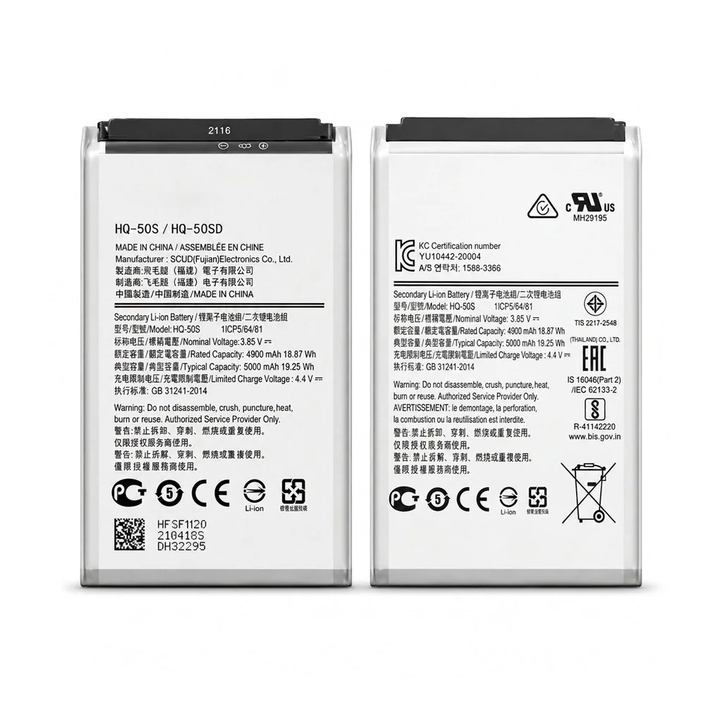 Batería para Samsung A03 4900mAh — vista frontal