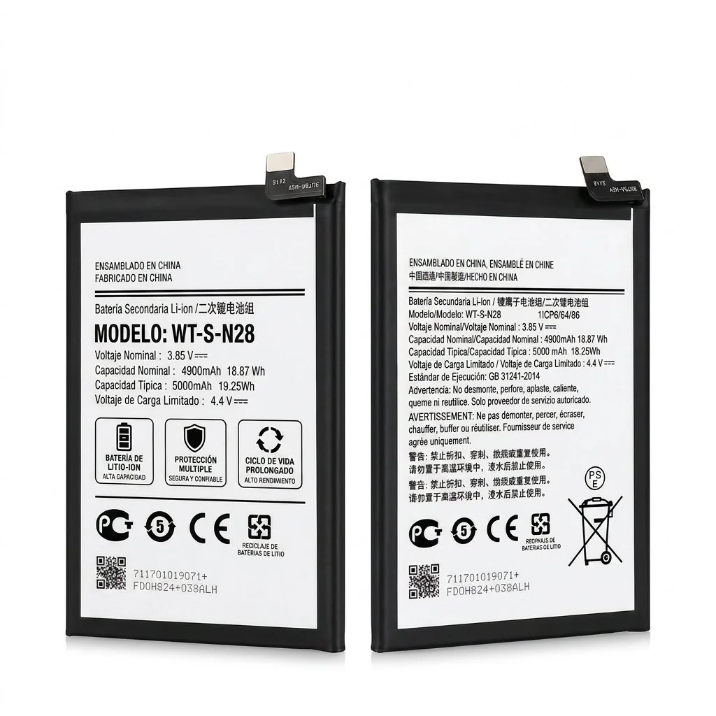 Batería para Samsung A05 4900mAh — vista frontal