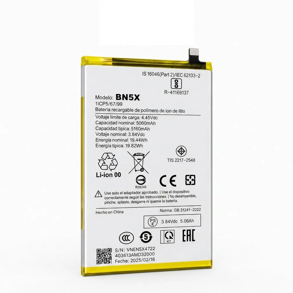Batería para Redmi 14C 5060mAh — vista frontal