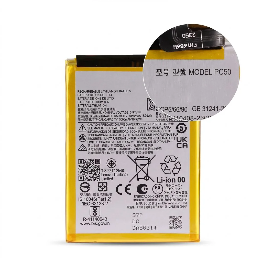 Batería para Moto G14 3000mAh — vista frontal